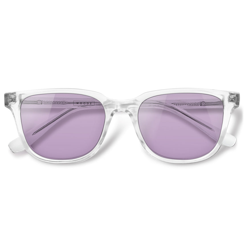 Carter Cristal Transparente com lente colorida lilás