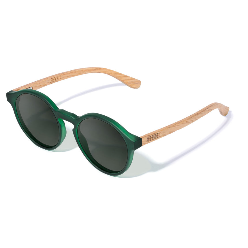 Óculos de Sol de Acetato com Madeira | Elli Green Label (Woodz x Johnnie Walker)