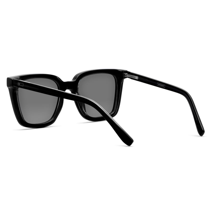 Óculos Kim Black com lente de sol cinza total