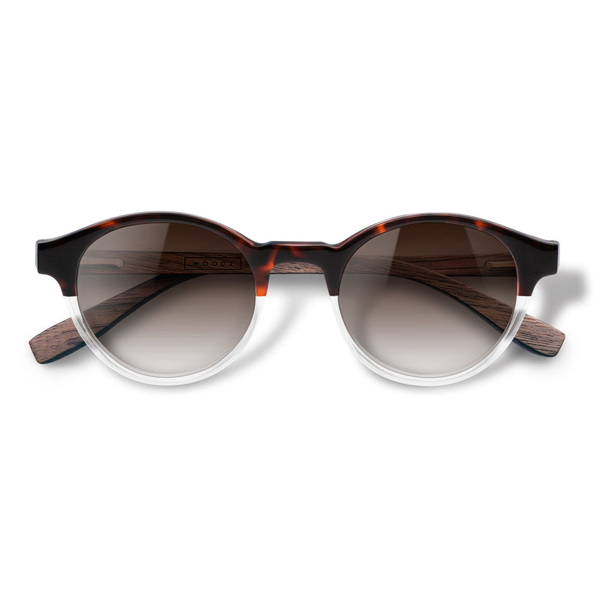 Óculos de Sol de Acetato com Madeira | Woodz Nino Tortoise Bicolor