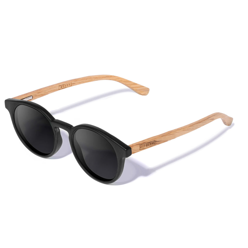 Óculos de Sol de Acetato com Madeira | Taylor Black Label (Woodz x Johnnie Walker)
