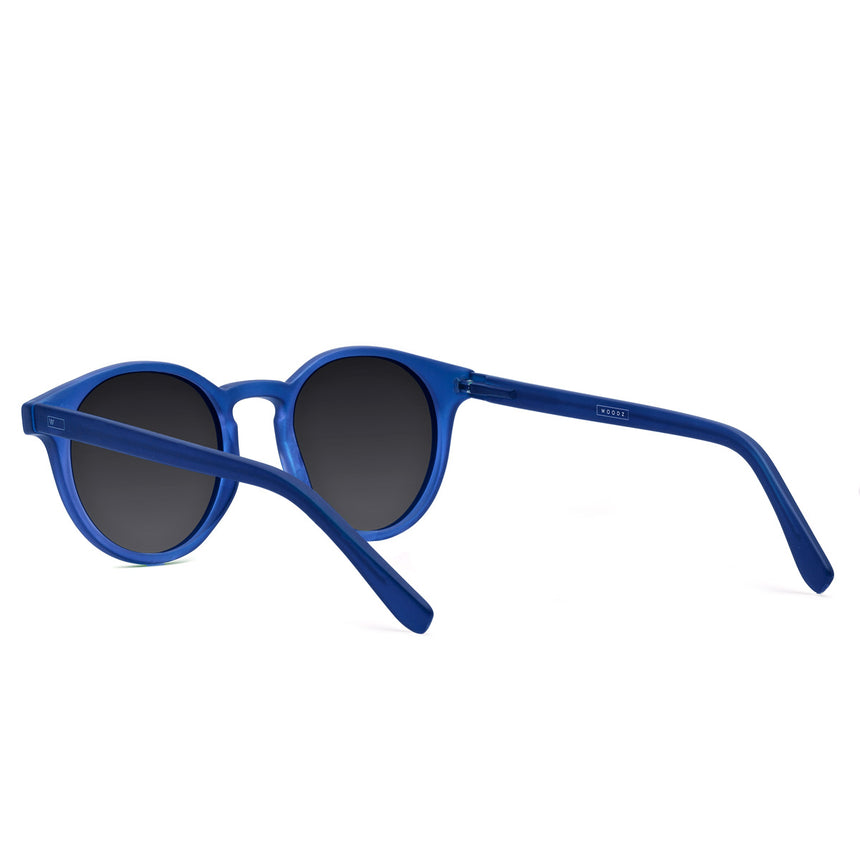 Óculos de Sol todo de Acetato | Woodz Taylor Blue Fosco