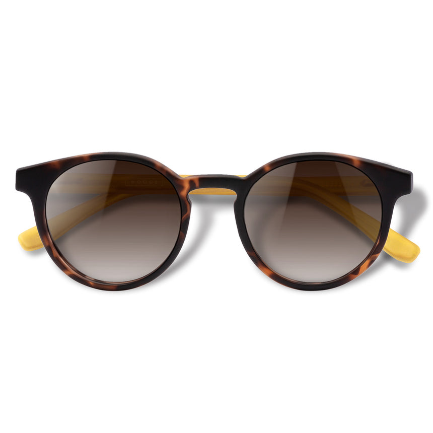 Óculos de Sol Mix Color | Woodz Taylor Tortoise Fosco (Haste Amarela)