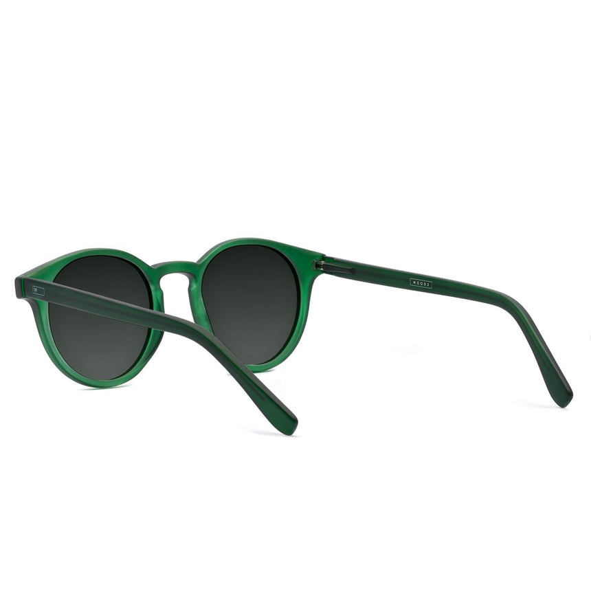 Óculos de Sol todo de Acetato | Woodz Taylor Green Fosco