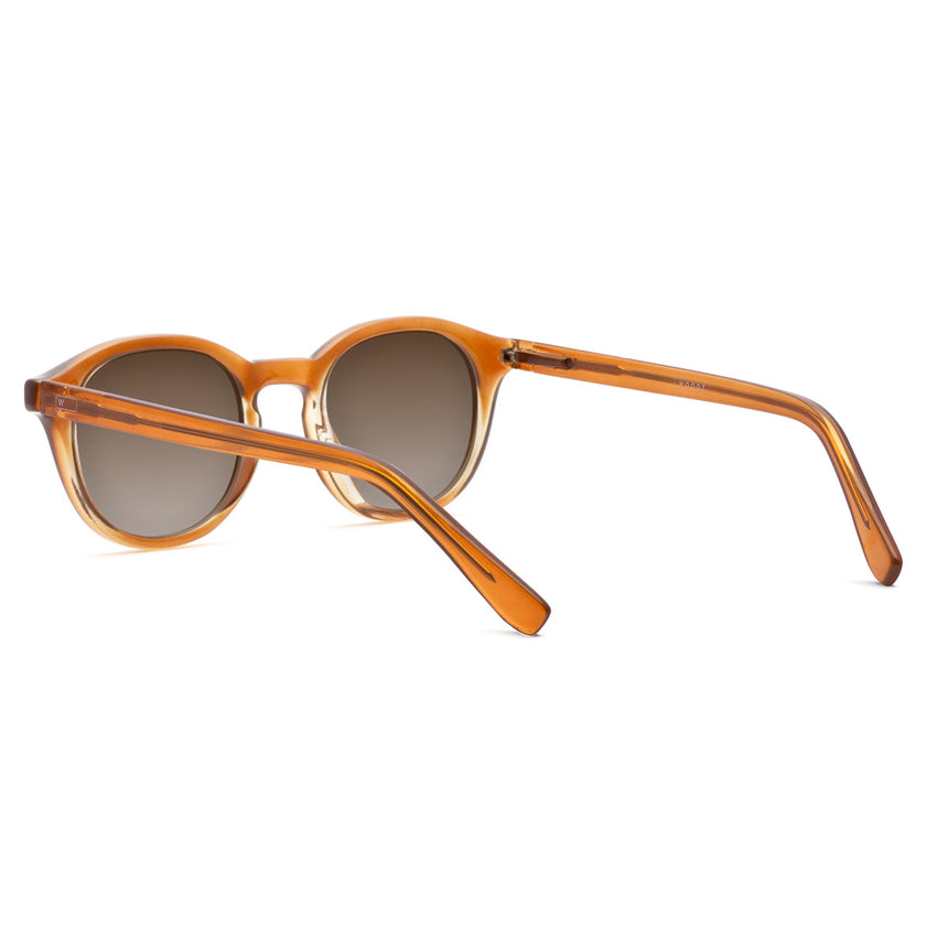 Óculos de Sol todo de Acetato | Woodz Toshi Camel