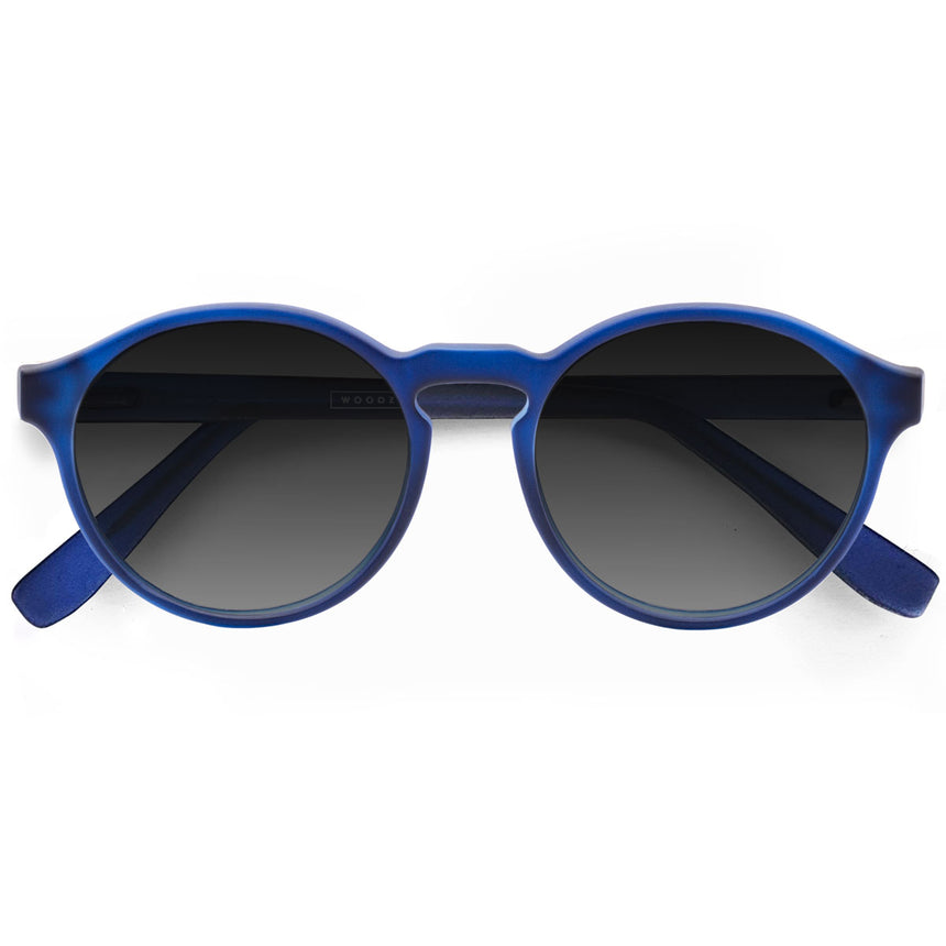 Óculos de Sol todo de Acetato | Woodz Elli Blue Fosco