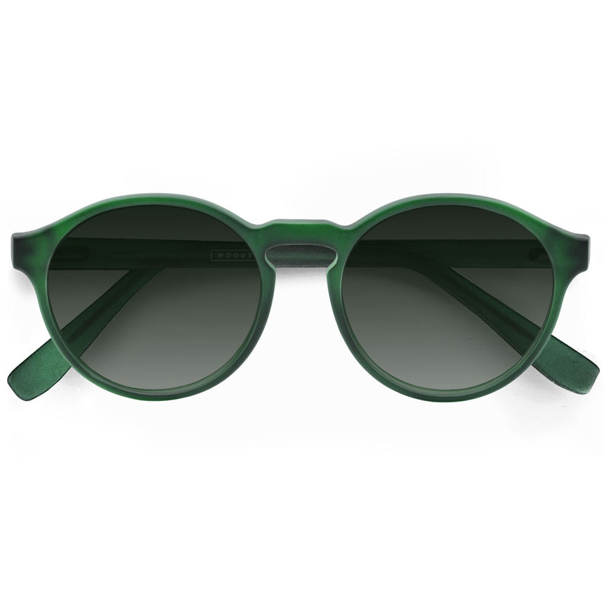 Óculos de Sol todo de Acetato | Woodz Elli Green Fosco