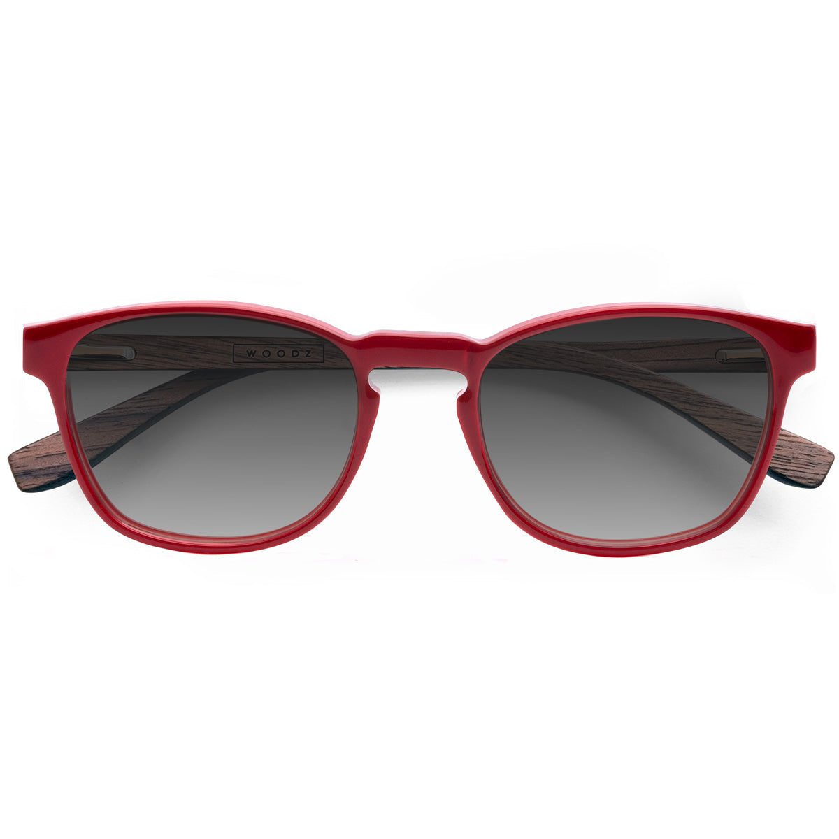 Wood Glasspen Premium 赤 Óculos de Sol de Acetato com Madeira | Woodz Olli Red