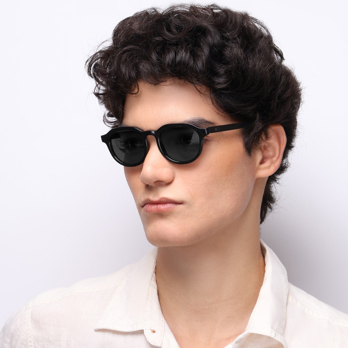 Óculos de Sol todo de Acetato | Woodz Davos Black