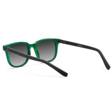 Óculos de Sol Mix Color | Woodz Carter Green Fosco (Haste Preta)