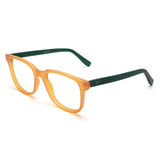 Armação Mix Color | Woodz Carter Amarelo e Verde Copa (Haste Verde Fosco)