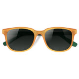 Óculos de Sol Mix Color | Woodz Carter Amarelo e Verde Copa (Haste Verde fosco)