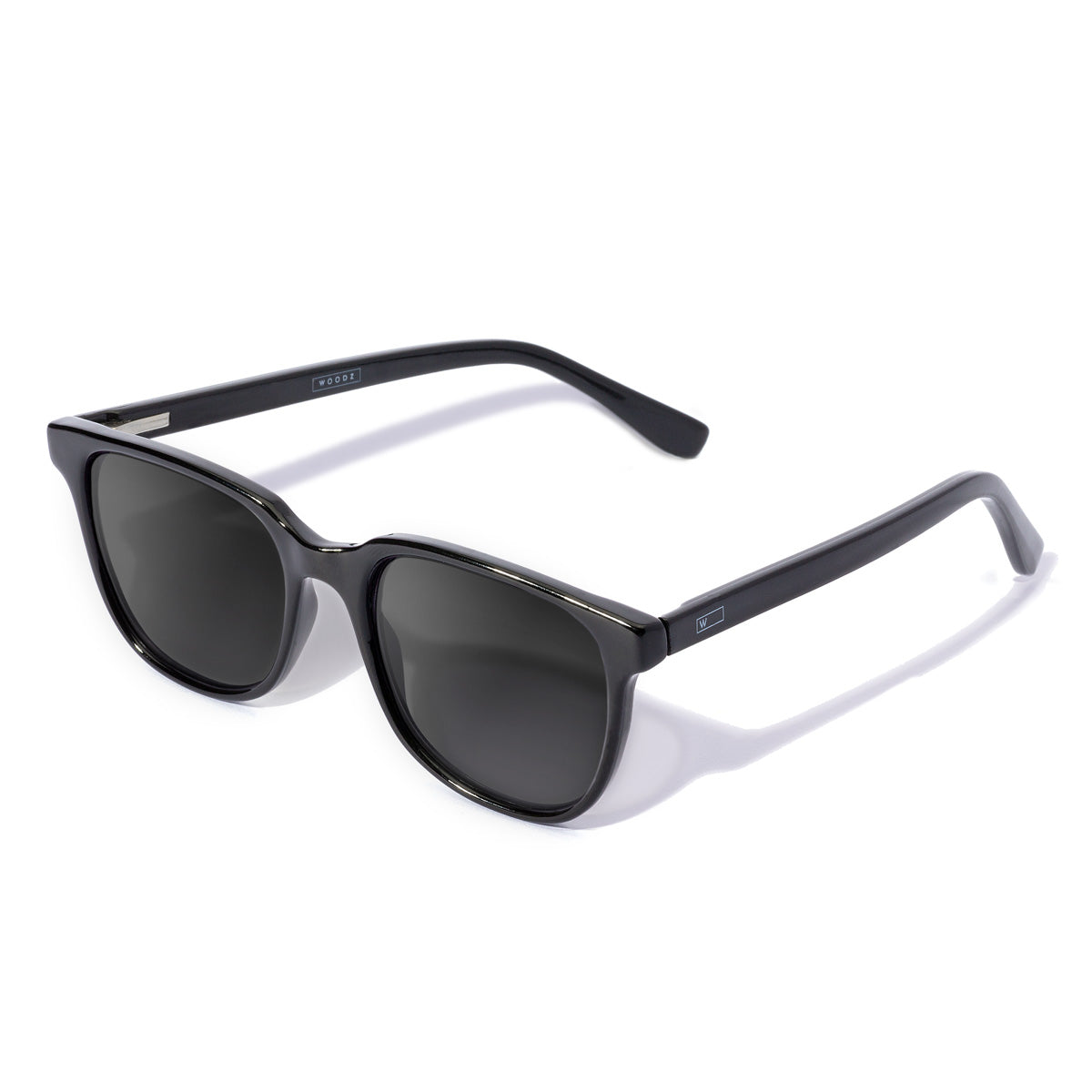 Carter Black com lente de sol cinza