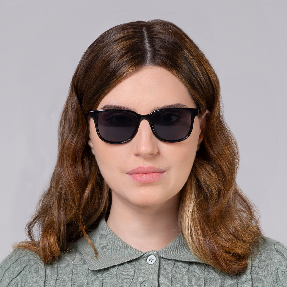 Óculos de Sol Mix Color | Woodz Carter Camel Fosco (Haste Preta)