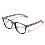 Armação de Acetato com Madeira | Woodz Carter Black