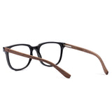 Armação de Acetato com Madeira | Woodz Carter Black