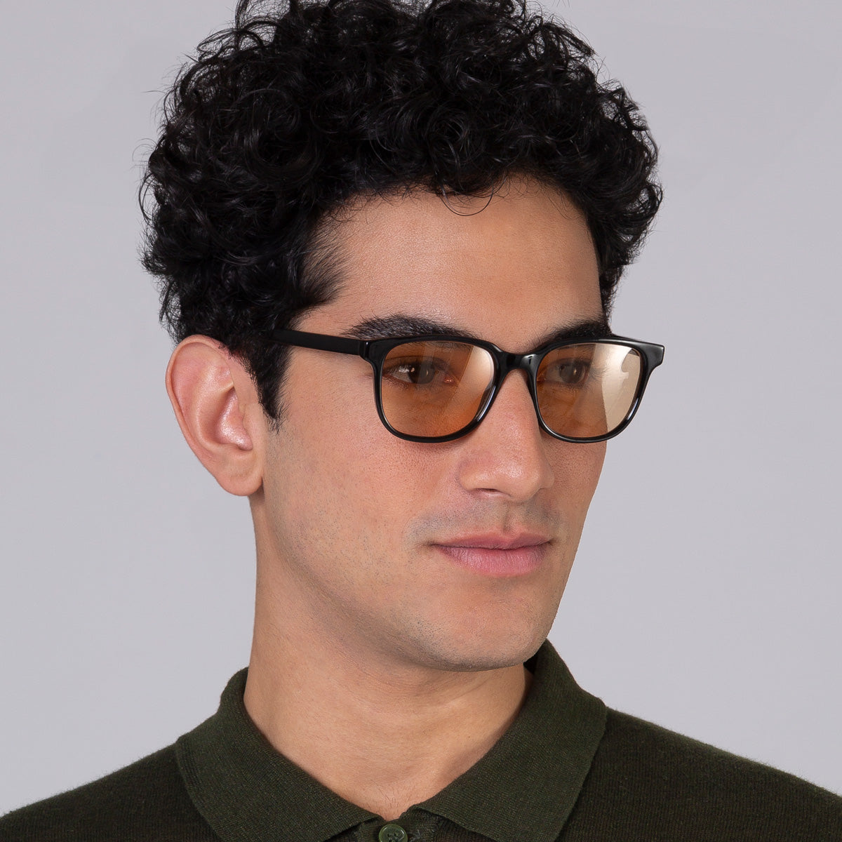 Óculos de Sol Mix Color | Woodz Carter Camel Fosco (Haste Preta)