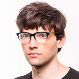 Armação de Acetato com Madeira | Woodz Carter Black Degrade