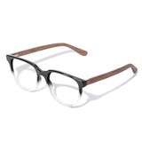 Armação de Acetato com Madeira | Woodz Carter Black Degrade