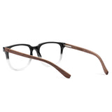 Armação de Acetato com Madeira | Woodz Carter Black Degrade