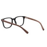 Armação de Acetato com Madeira | Woodz Carter Black Fosco