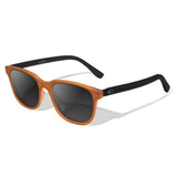 Óculos de Sol Mix Color | Woodz Carter Camel Fosco (Haste Preta)