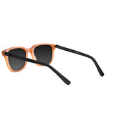 Óculos de Sol Mix Color | Woodz Carter Camel Fosco (Haste Preta)