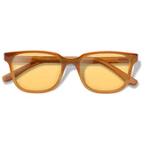 Óculos de Sol todo de Acetato | Woodz Carter Marrom Brilho