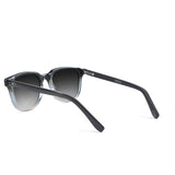 Óculos de Sol todo de Acetato | Woodz Carter Cinza Tempestade