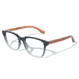 Armação de Acetato com Madeira | Woodz Carter Cinza Tempestade