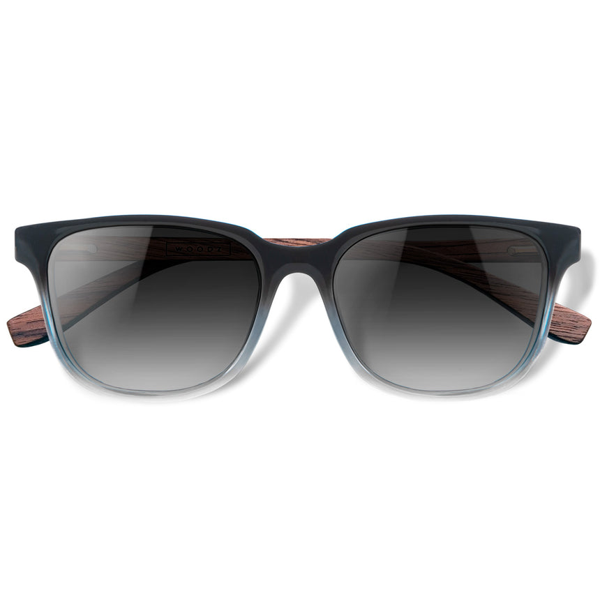 Óculos de Sol de Acetato com Madeira | Woodz Carter Cinza Tempestade