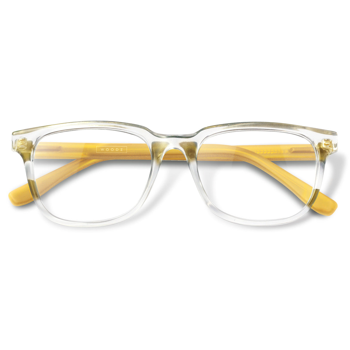 Carter Cristal Transparente com haste amarelo fosco