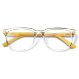 Carter Cristal Transparente com haste amarelo fosco