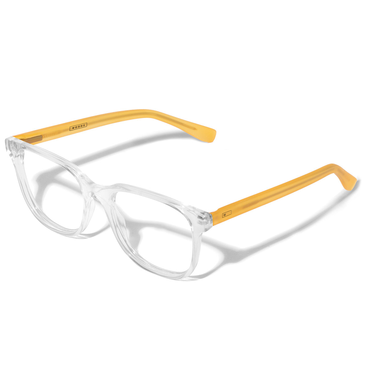 Carter Cristal Transparente com haste amarelo fosco