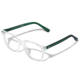 Carter Cristal Transparente com haste verde fosco