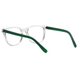 Carter Cristal Transparente com haste verde fosco