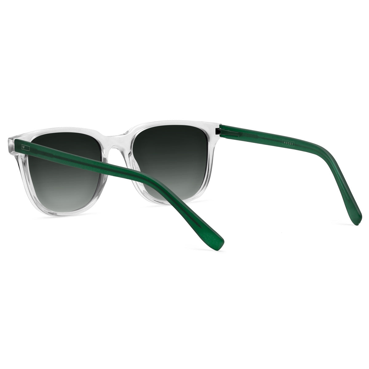Carter Cristal Transparente com haste verde fosco