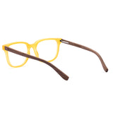 Armação de Acetato com Madeira | Woodz Carter Gold Fosco