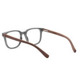 Armação de Acetato com Madeira | Woodz Carter Grafite Fosco