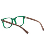 Armação de Acetato com Madeira | Woodz Carter Green Fosco