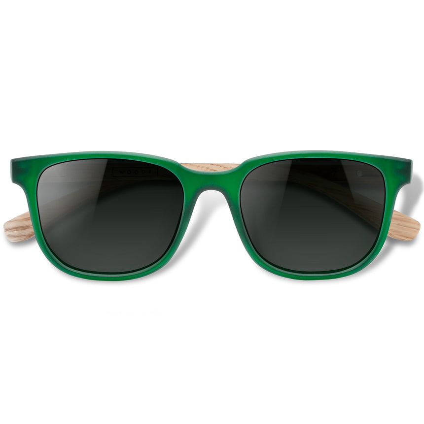Óculos de Sol de Acetato com Madeira | Carter Green Label (Woodz x Johnnie Walker)