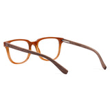 Armação de Acetato com Madeira | Woodz Carter Marrom Brilho