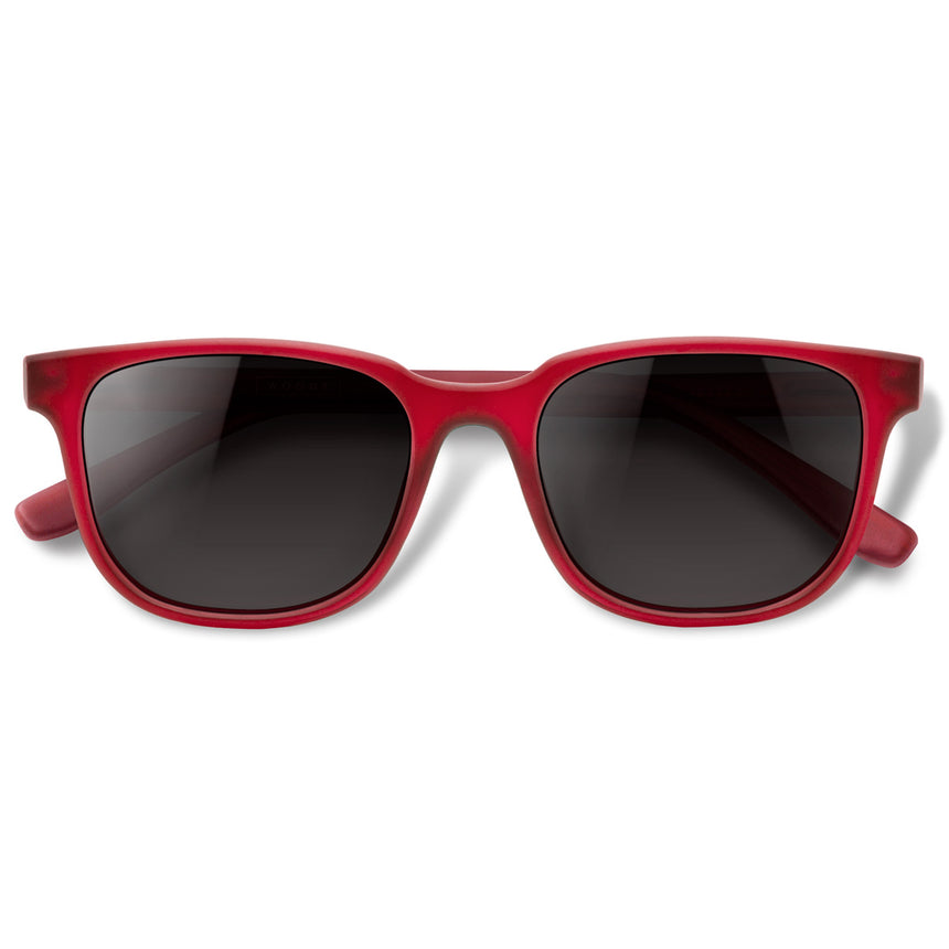 Óculos de Sol todo de Acetato | Woodz Carter Red Fosco