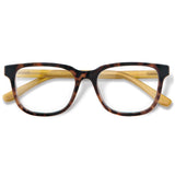 Armação Mix Color | Woodz Carter Tortoise Fosco (Haste Amarela)