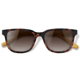 Óculos de Sol Mix Color | Woodz Carter Tortoise Fosco (Haste Amarela)