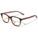 Armação de Acetato com Madeira | Woodz Carter Tortoise Fosco