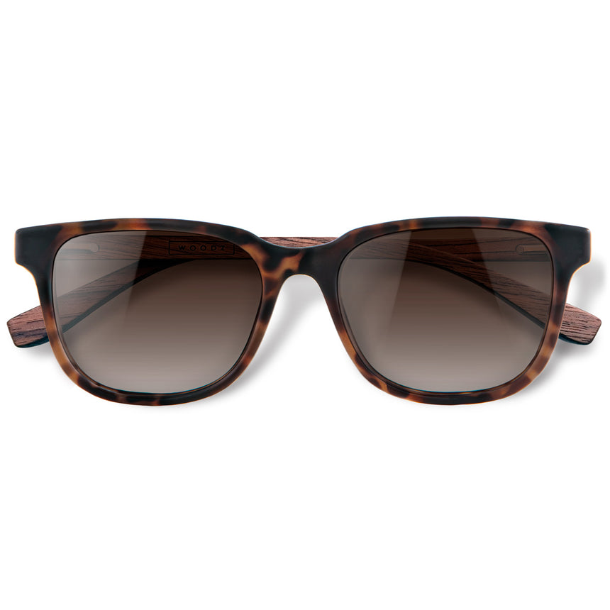 Óculos de Sol de Acetato com Madeira | Woodz Carter Tortoise Fosco