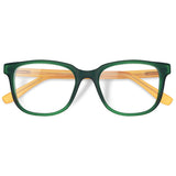 Armação Mix Color | Woodz Carter Verde e Amarelo Copa (Haste Amarelo Fosco)
