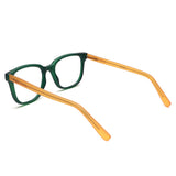 Armação Mix Color | Woodz Carter Verde e Amarelo Copa (Haste Amarelo Fosco)