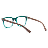 Armação de Acetato com Madeira | Woodz Carter Verde Oceano